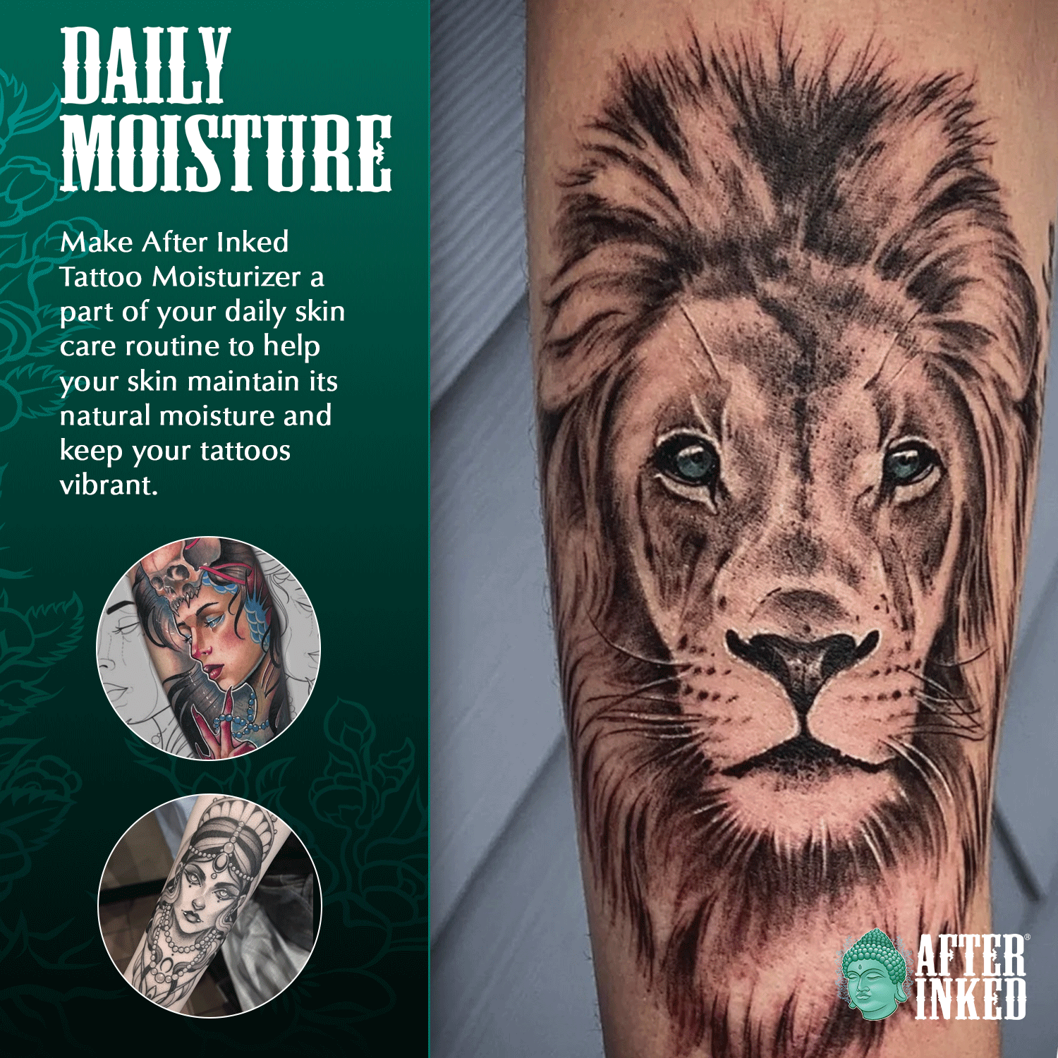 Tattoo aftercare lotion