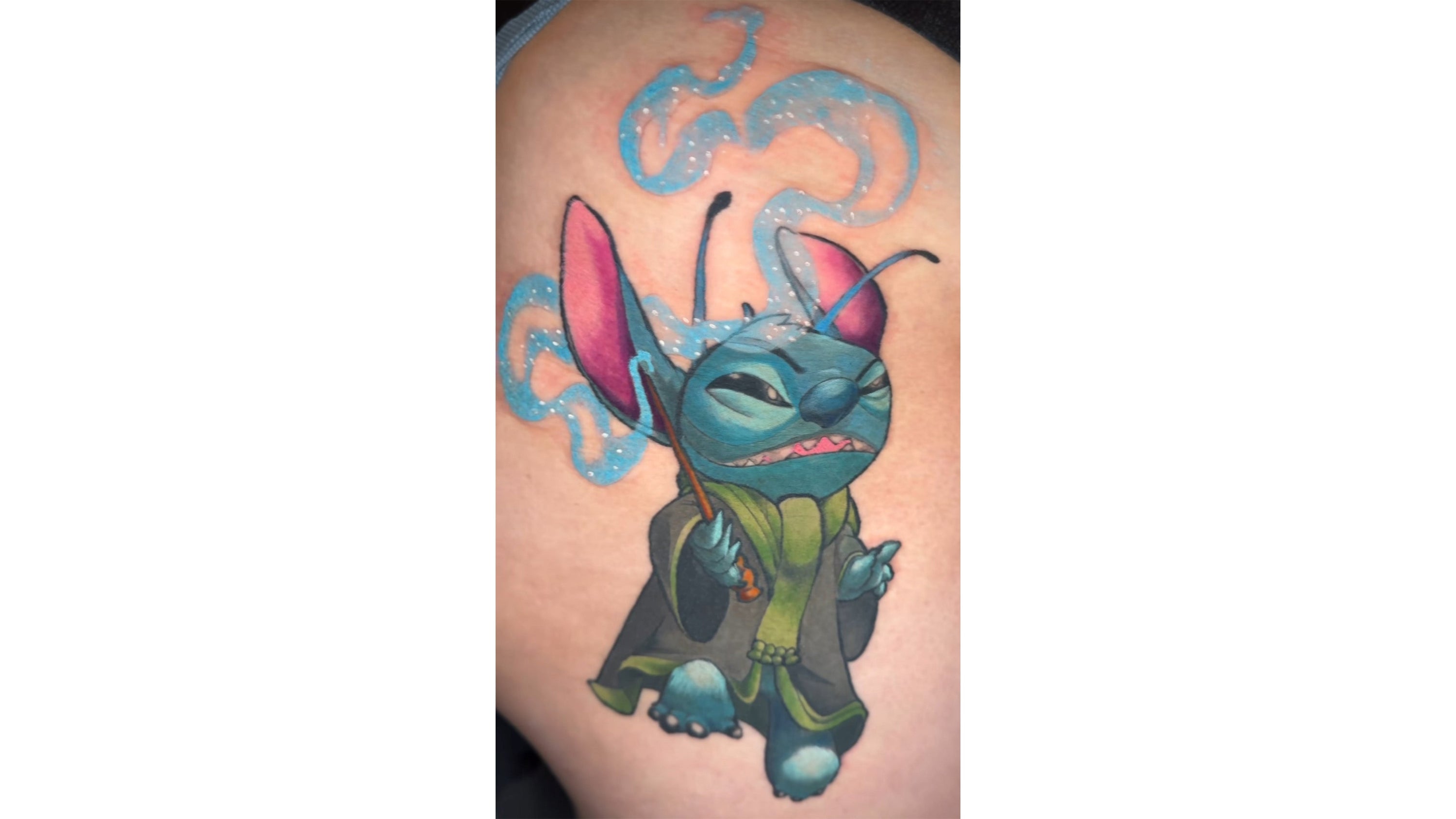 stitch tattoo, lilo and stitch, disney tattoo
