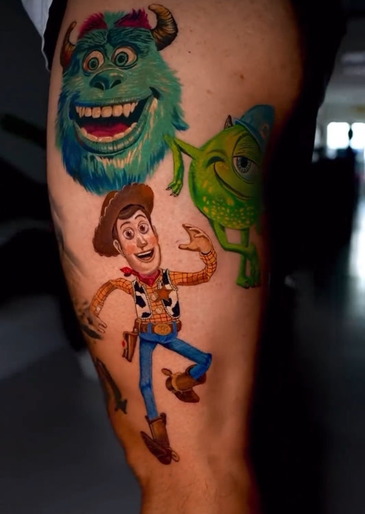 Toy Story Tattoo by @locodharma