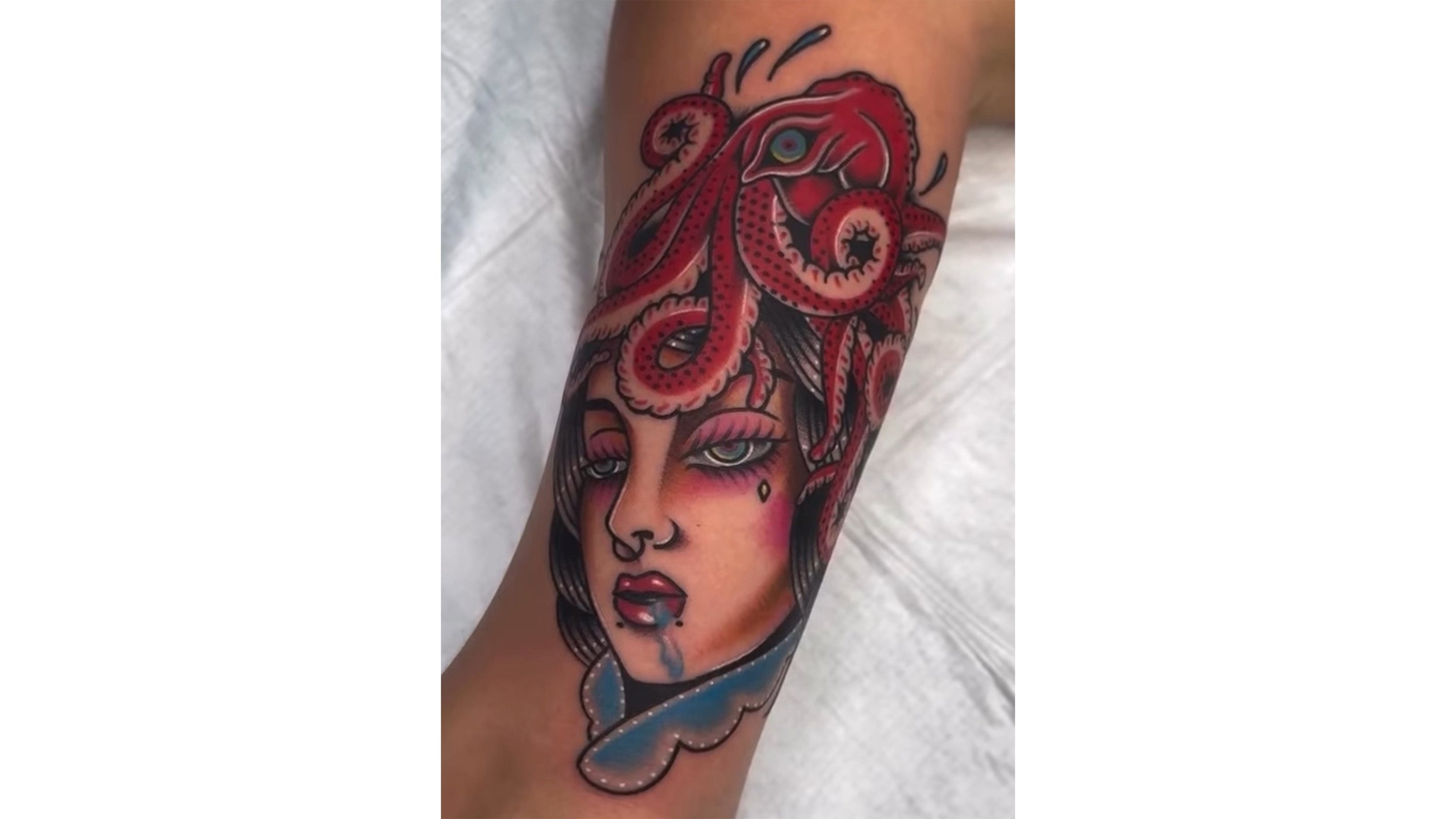 traditional tattoo, Pin-up Girl