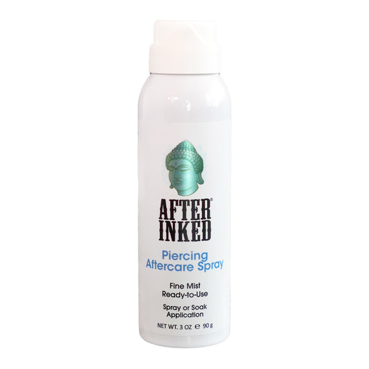 Piercing aftercare spray, fine mist, ready-to-use, spray or soak application, 3oz bottle