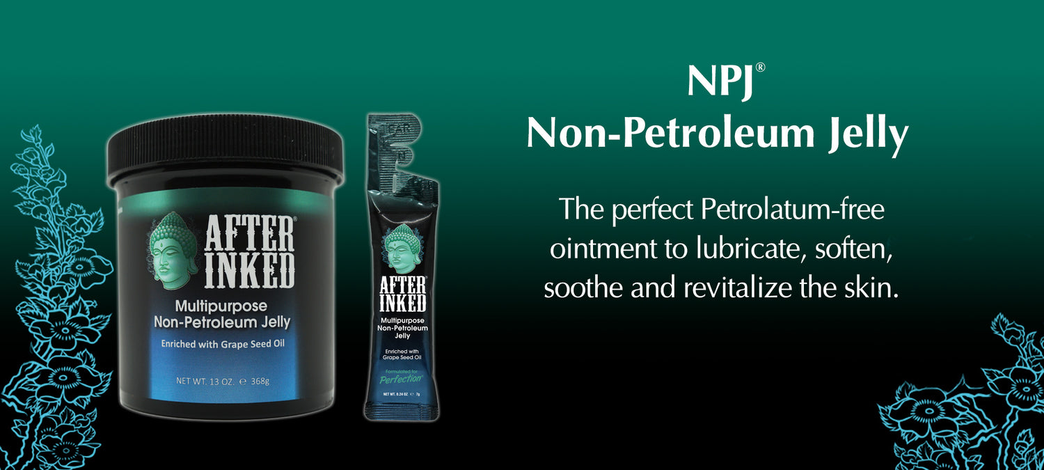 NPJ Non-petroleum jelly. The perfect petrolatum-free ointment to lubricate, soften, soothe and revitalize the skin.