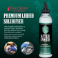 Safesorb premium liquid solidifier is a premium super absorbent granular polymer that quickly and effectively solidifies liquid waste associated with tattooing and permanent makeup procedures.