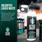 Solidifies liquid waste. With just one squeeze, every ounce of liquid in your rinse cup will turn into a gel-like solid. This ensures that everything is thoroughly and properly disposed of after every tattoo session.