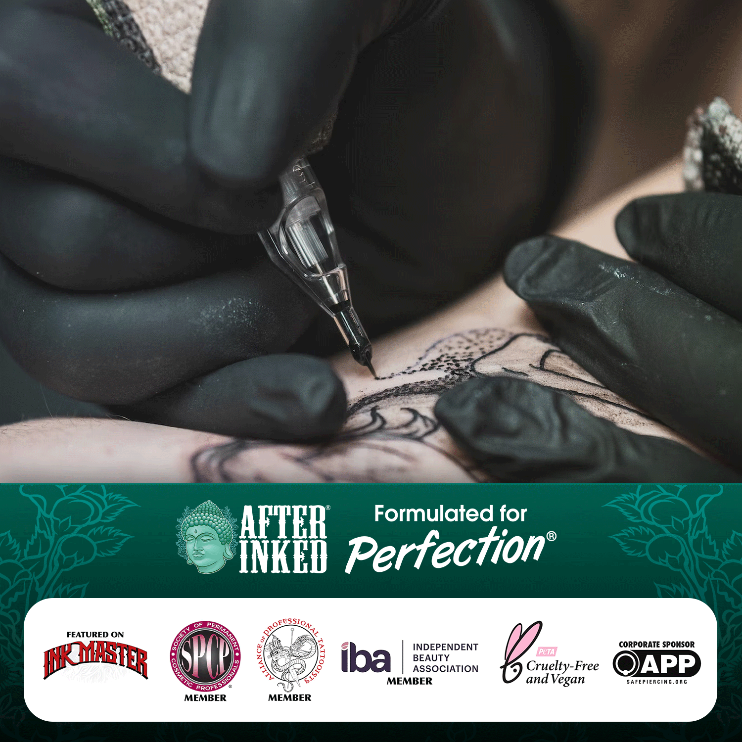After Inked Tattoo Ink Seal plus Liquid Solidifier