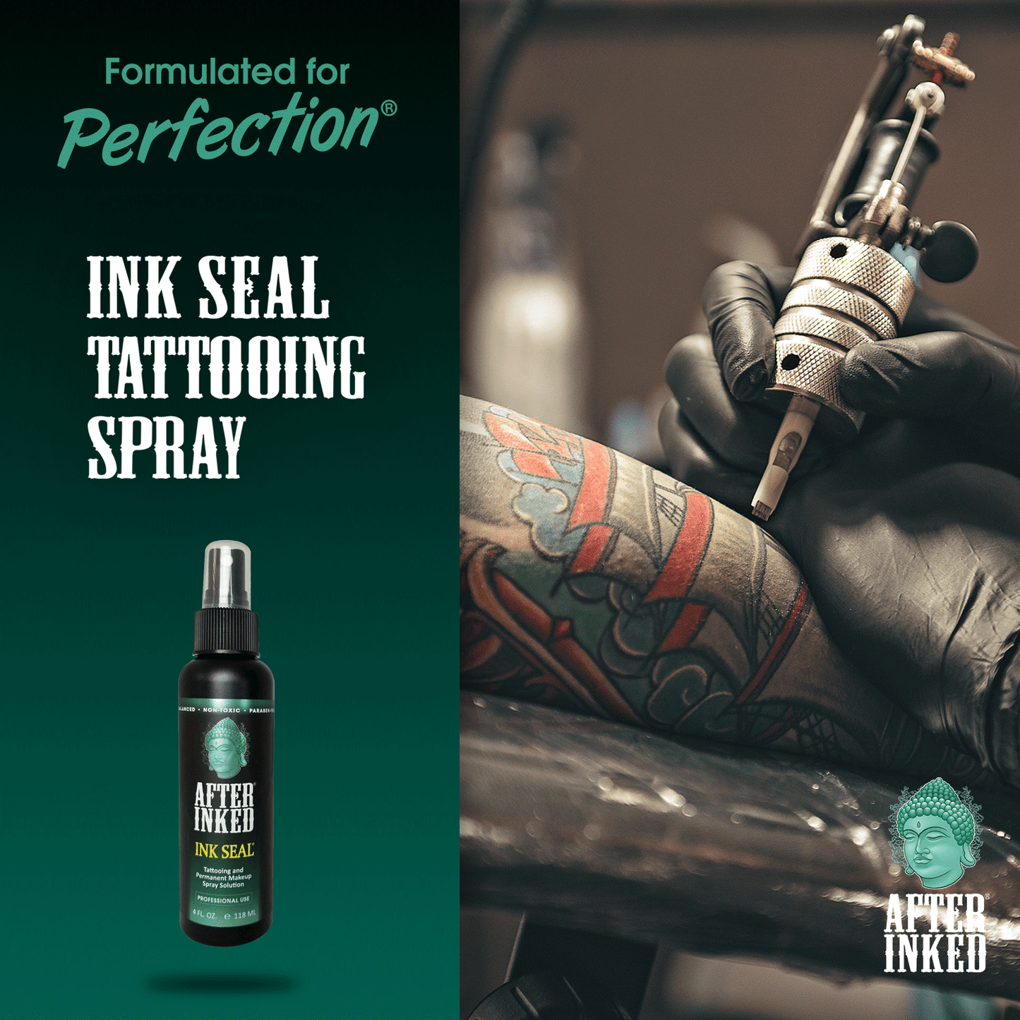 Ink Seal tattooing spray