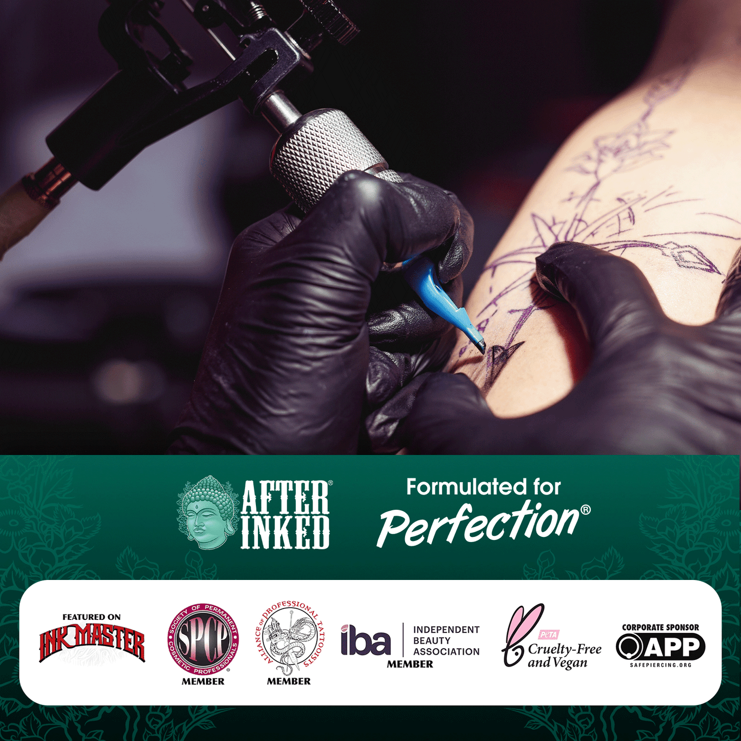Tattoo aftercare. Daily moisture. Make After Inked a part of your daily skin care routine to help your skin maintain its natural moisture and keep your tattoos vibrant.