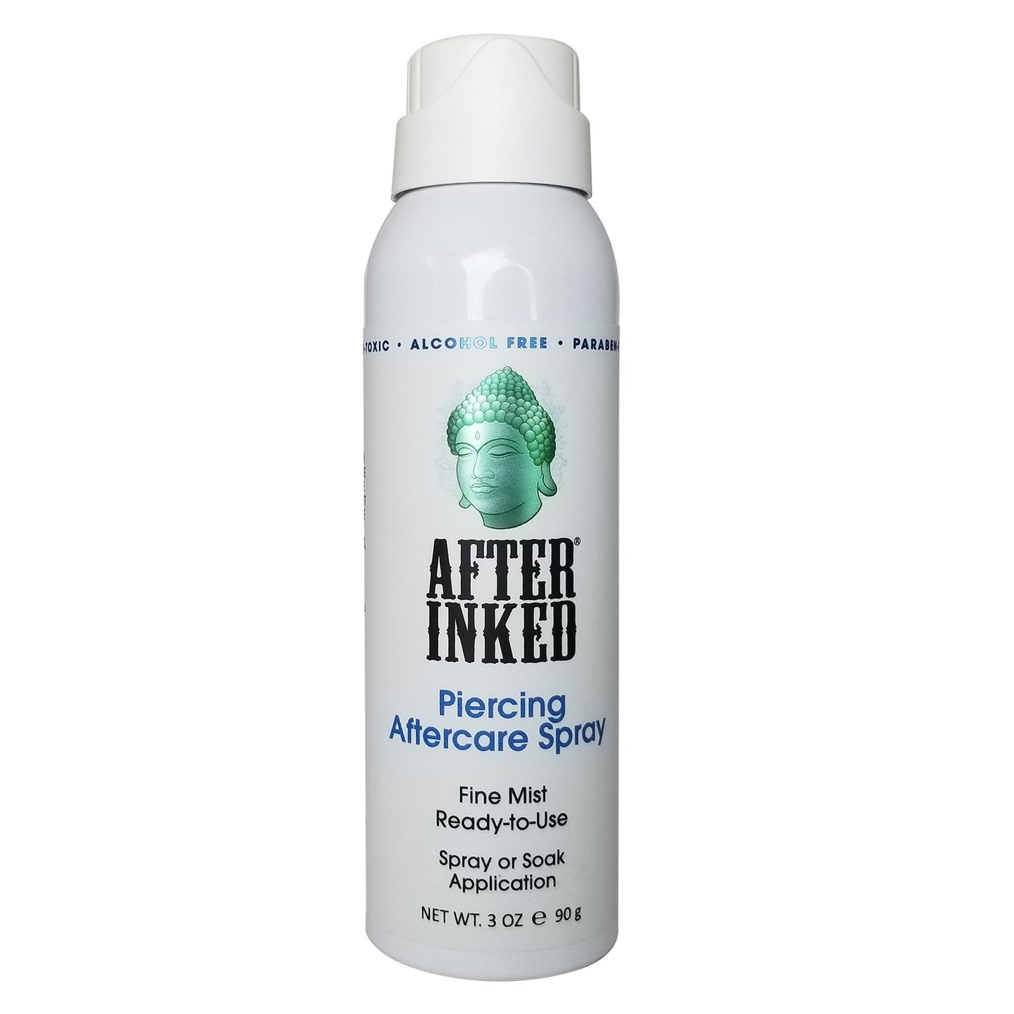 Piercing aftercare spray, fine mist, ready-to-use, spray or soak application, 3oz bottle